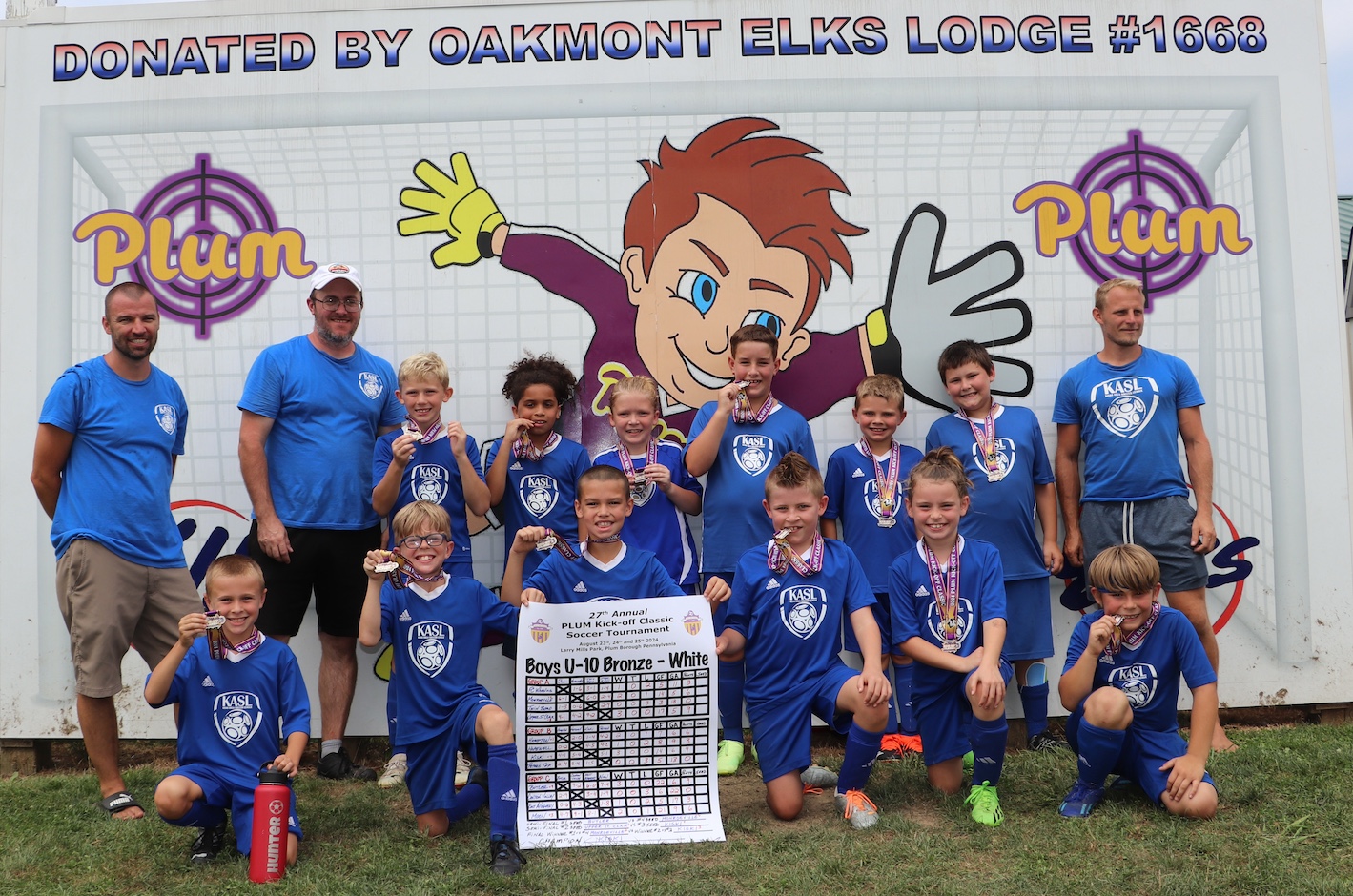 Boys U10 BRONZE White