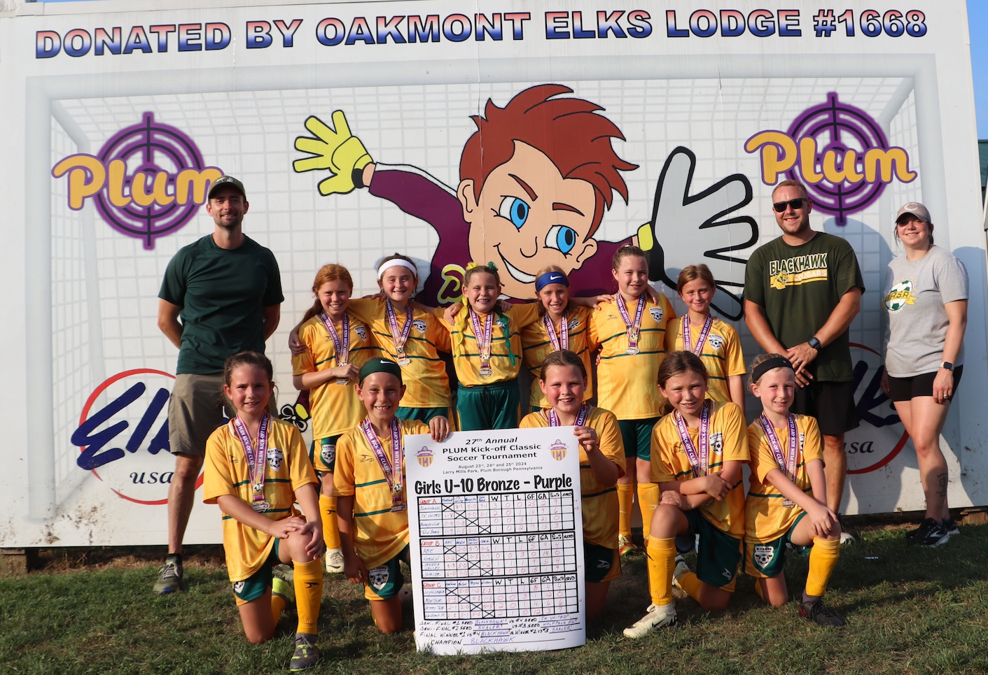 Girls U10 BRONZE Purple