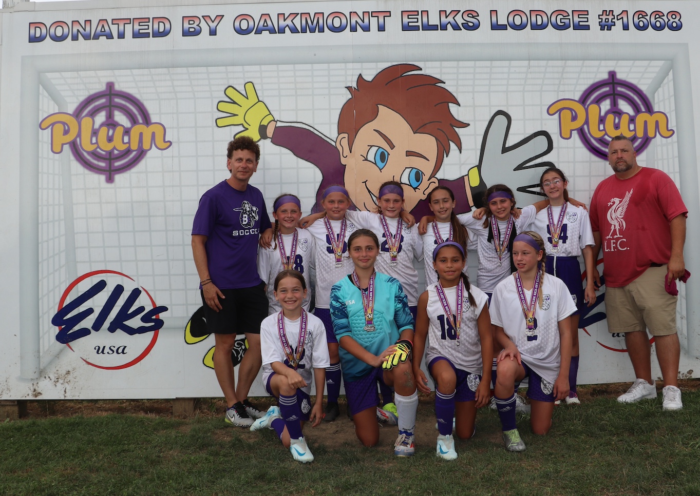 Girls U12 BRONZE Purple