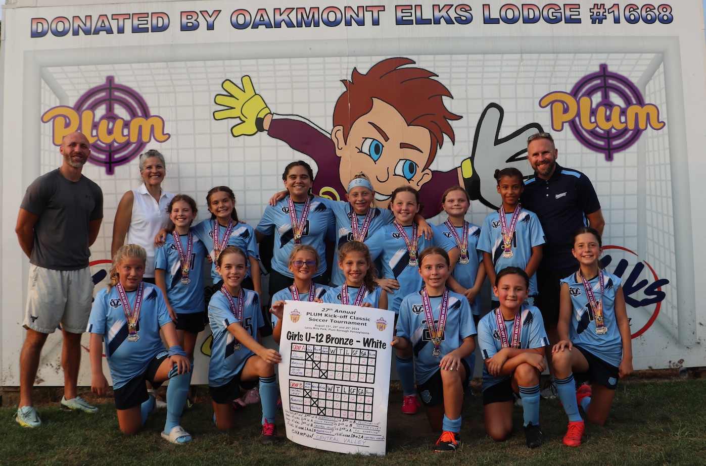 Girls U12 BRONZE White